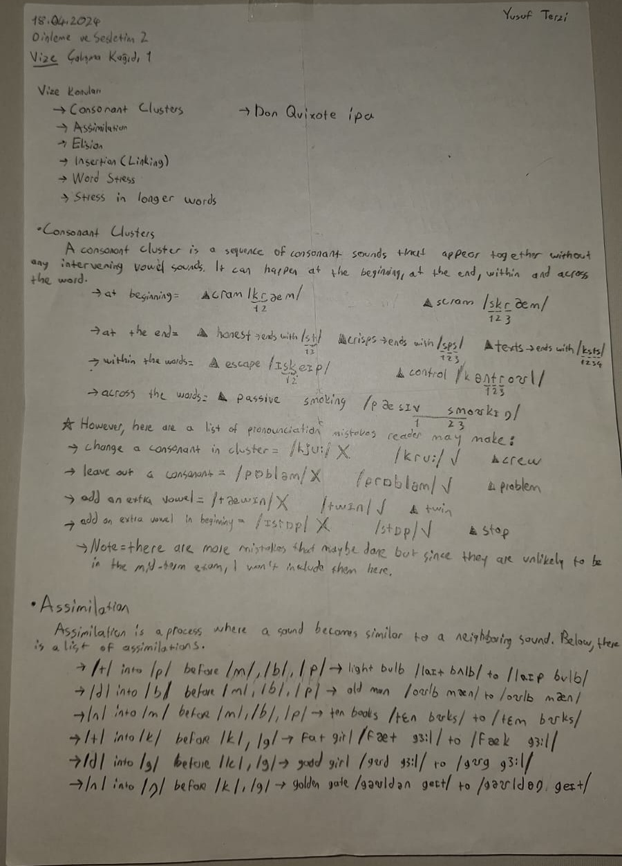 Midterm 1 Front