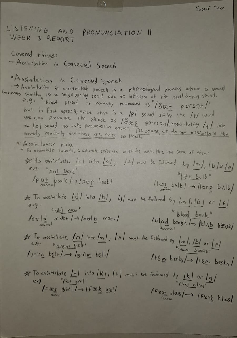 Week 3 Front